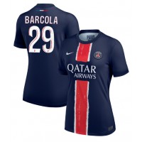 Dres Paris Saint-Germain Bradley Barcola #29 Domáci pre Ženy 2024-25 Krátky Rukáv